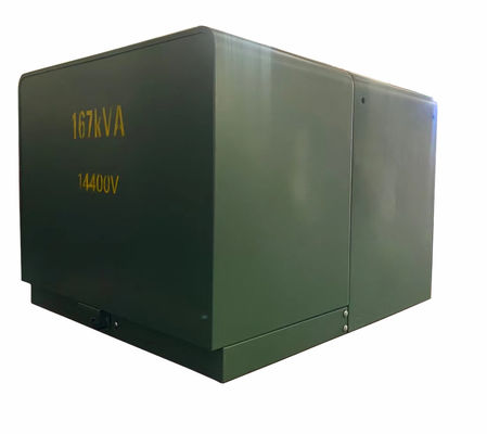 comprar 167KVA 1 tipo soporte 24940V 14400V del aceite de la fase del cojín del transformador Fabricación en línea