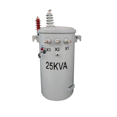 comprar Transformador de montaje en poste la monofásico de 25 kva sumergir en aceite poder de alto voltaje Fabricación en línea