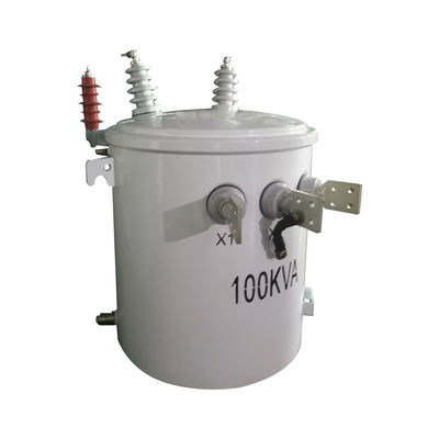 comprar Transformadores de tipo de aceite montados en poste de fase única de 100Kva de 13.8Kv a 0.24Kv Fabricación en línea