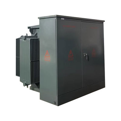 comprar 225 Kva Aceite de transformador montado en una plataforma de tres fases sumergido de 12470v a 208v Fabricación en línea