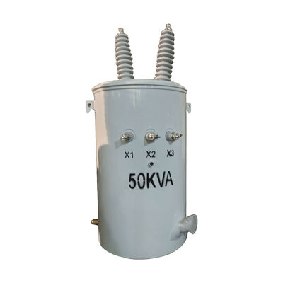 comprar 12.4kv 240v 50kva Transformador de distribución sumergido en aceite Transformador montado en poste de fase única Fabricación en línea