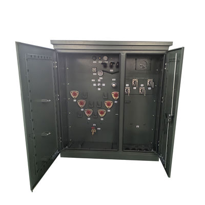 comprar 300kva Transformador de tipo Step Down de aceite montado en una almohadilla de tres fases de 12470v a 208v Fabricación en línea