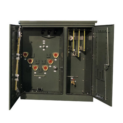 comprar 1000 Kva Transformador de distribución de tres fases montado en una almohadilla 4160v a 480v Fabricación en línea