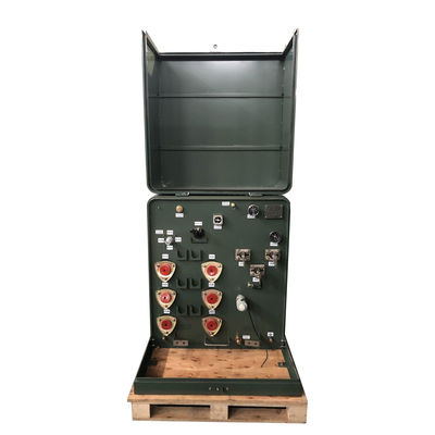 comprar Transformadores de distribución montados en una almohadilla de alimentación radial Descenso de 34500V a 240v 100kVA Fabricación en línea