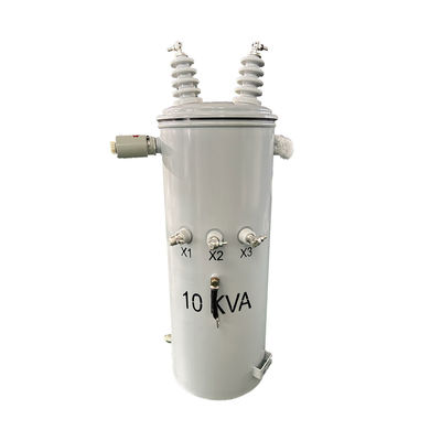 comprar Transformador montado en poste de fase única de 10Kva de potencia de aceite eléctrica de 12470V a 240v Fabricación en línea