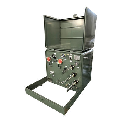 comprar Transformador montado en una plataforma de fase única de 100kva Residencial exterior Ansi C57 34.5v a 120v Fabricación en línea