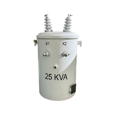 comprar Transformador de distribución de 25kva monofásico montado en poste, aceite sumergido desde 13.8KV hasta 277V Fabricación en línea