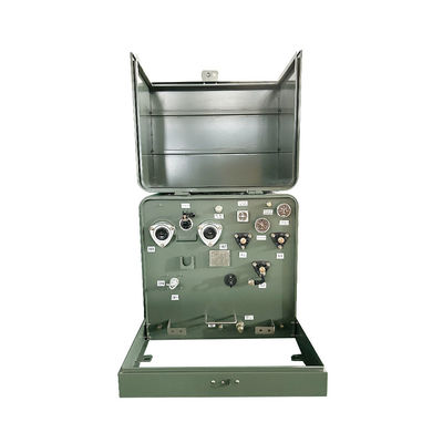 comprar Transformador montado en una almohadilla de fase única de 50kva ANSI Normas IEEE 22860GrdY A 240V Alimentación radial Fabricación en línea