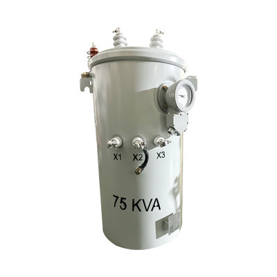 comprar Transformador eléctrico de 75 Kva Tipo de aceite Distribución Transformador montado en poste de fase única 2400/4160GrdY Fabricación en línea
