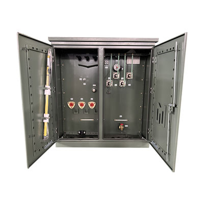 comprar 500kva Transformador de tres fases montado en una almohadilla 12000V a 208Y 304 SS NEMA 3R Alimentación radial Fabricación en línea