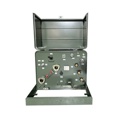 comprar Transformador de potencia montado en una plataforma de fase única estándar ANSI 167Kva 12.47 KV a 120V aNSI IEEE Fabricación en línea