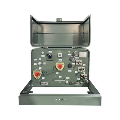 comprar 50kva Pad monofásico montado Transformador de distribución de aceite sumergido de 12.47KV a 120V 304 tanque de acero inoxidable Fabricación en línea
