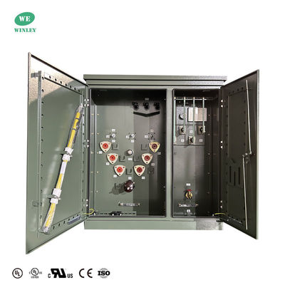 comprar Transformador de energía solar de 225kva Transformador montado en una almohadilla de tres fases para aplicaciones de energía solar Paso a 208V a 13.8KV Fabricación en línea