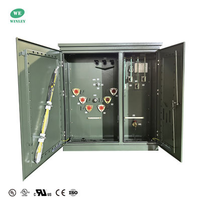 comprar 200Kva Transformador de tres fases montado en una almohadilla de aceite sumergido 4160V a 208V Fabricación en línea