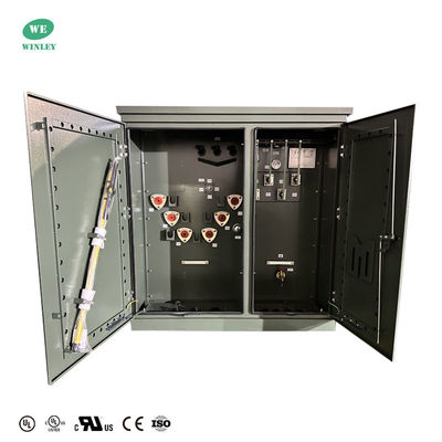 comprar Transformador montado en una almohadilla de 500Kva de tres fases 8320V a 480Y/277 de alimentación en bucle ANSI / IEEE Fabricación en línea