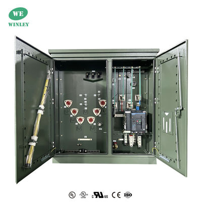 comprar UL 350KVA Residential Pad mounted transformer  3 Phse Oil Immersed 12470V to 208Y ANSI C57 Fabricación en línea