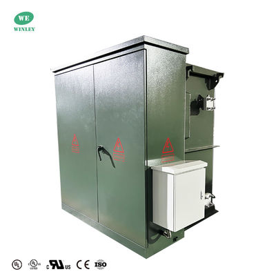 comprar Transformador trifásico de montaje en plataforma de 3750 kVA con certificación UL, lleno de líquido, con frente muerto y alimentación en bucle, 34500 V a 480Y277, ANSI C57 Fabricación en línea