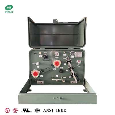 comprar Transformadores de distribución montados en un solo módulo de fase de 50Kva Aumento de potencia de 240V a 4160V UL Listado CSA ANSI Precio de las normas IEEE Fabricación en línea