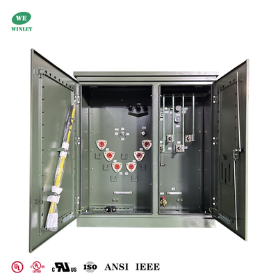 comprar Transformador montado en una almohadilla de 3 fases de 300Kva de 12.47KV a 480V de alimentación radial según las normas ASNI/IEEE Fabricación en línea