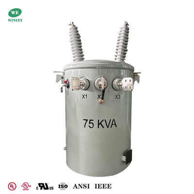 comprar 75Kva Single Phase Pole Mounted Transformer Overhead Distribution  Dual Windings 34500V to 120/240V UL/cUL Listed Fabricación en línea