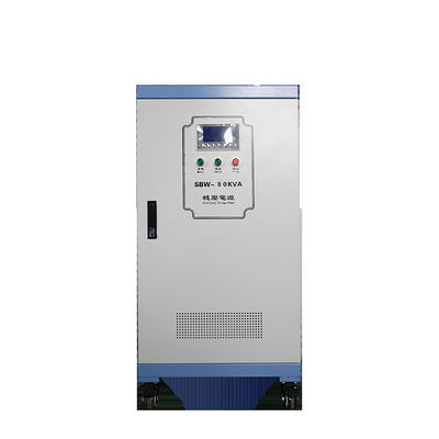 comprar El estabilizador servo trifásico del regulador de voltaje 200KVA reviste automático con cobre Fabricación en línea