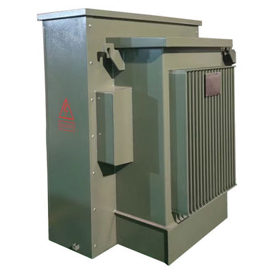 Aceite mineral trifásico del transformador 12470v 208y del soporte de la almohadilla 500kva