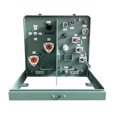 Transformador monofásico montado en una almohadilla de 167kVA de 12,4kv 240v de cobre