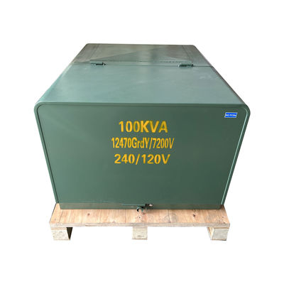 Transformador de alimentación en bucle montado en una plataforma de fase única de 100kva 34.5kv 13.2kv 12.4 Kv