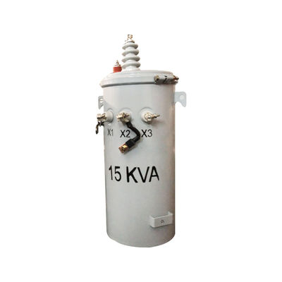 Transformador de distribución de tipo montado en poste de fase única de 15kva 4160v a 240v