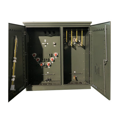 300 Kva Transformador de tres fases montado en una almohadilla y sumergido en aceite de paso a paso 12470V a 480V ANSI IEEE
