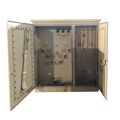 Transformador montado en una almohadilla de 3 fases de 500Kva de 13.8kv a 240v Normas ANSI IEEE