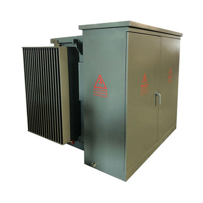 2500Kva Transformador de tres fases montado en una almohadilla Descenso de 12470V a 400V