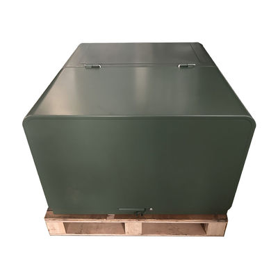 Transformador montado en una plataforma de distribución de 25kva de fase única 12470v 220v sumergido en aceite