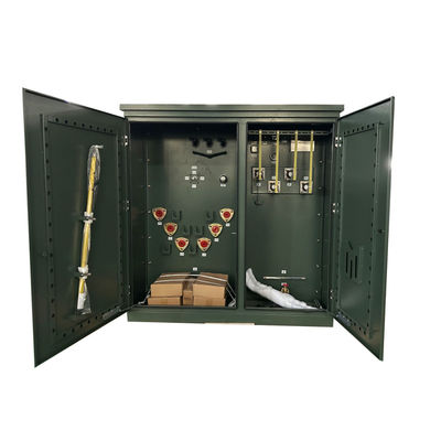 Transformador montado en una plataforma de tres fases IEEE/ANSI 3750Kva 34500V a 480V