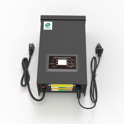 Transformador de paisaje de baja tensión de 600w con temporizador y sensor de fotocélula 120v Ac a 12v 14v Ac