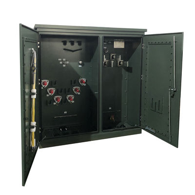 3000Kva Alimentación en bucle de tres fases Alimentación radial de 3 fases Transformador montado en almohadilla 12.47kv 13.2kv 13.8kv