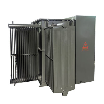 Transformador eléctrico montado en una almohadilla de tres fases de 5000Kva Descenso de 34.5Kv a 480V