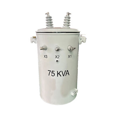 Transformador eléctrico de doble enrollamiento 34.5kv 75kva
