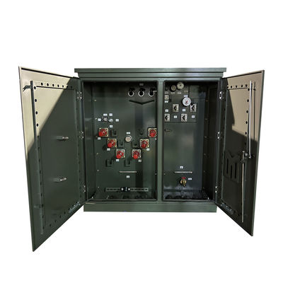 500kva Transformador montado en una almohadilla de tres fases Ansi alimentación de bucle estándar 34500v a 480y/277