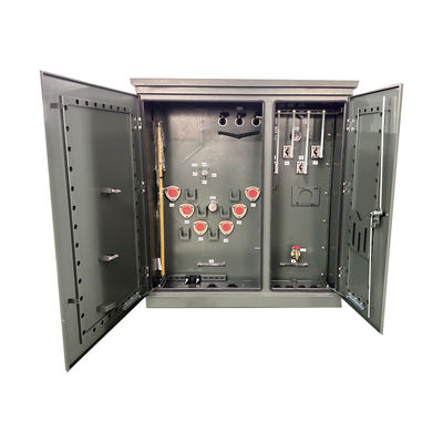 Transformador montado en una plataforma de tres fases de 150kva de 34500v a 208y/120v de acero inoxidable 304 estándar IEEE/ANSI