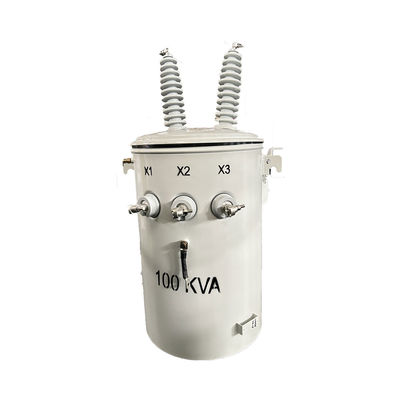 Transformador montado en un solo poste de fase 23KV a 240V Cumple con las normas ANSI IEEE