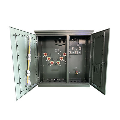 500kva de 3 fases montado en una plataforma de transformador de aceite lleno de 12470v a 480v Ansi Ieee estándares