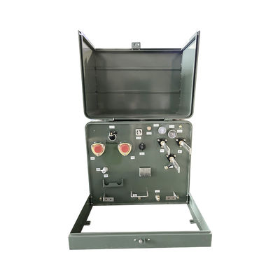 Transformador montado en una plataforma monofásica de 200 KVA IEEE ANSI 34500V a 120V