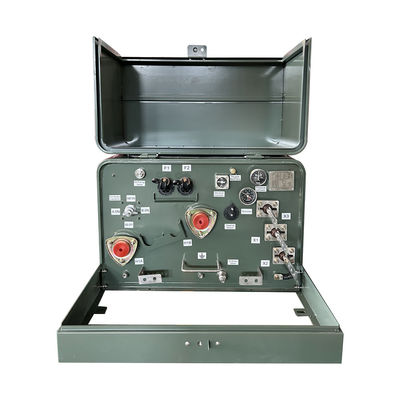 Transformador montado en una plataforma de fase única de 25KVA de 12000V a 240VProfessional fabricante ANSI/IEEE Std