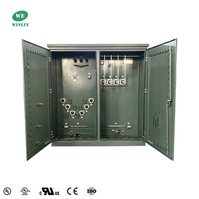 2500kva Transformador montado en una almohadilla de tres fases ANSI IEEE Potencia eléctrica estándar 12.47kv A 4160V