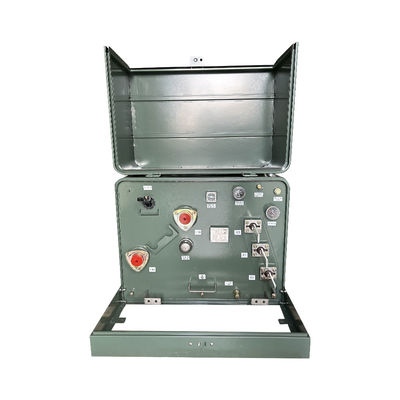 200kva Pad monofásico montado en el transformador de aceite sumergido en 5KV Clase ANSI IEEE