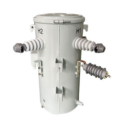 10 Kva Distribución del transformador de polo de energía de fase única de doble voltaje 13.8KV 4.16KV a 120V Estándares DOE 2016