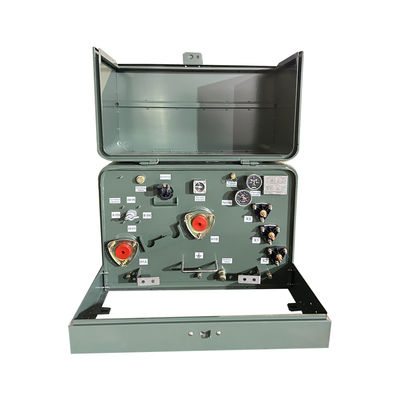 ANSI IEEE Standard 50kva 12.47kv Enroscamientos de cobre Transformador montado en una plataforma de fase única para uso residencial