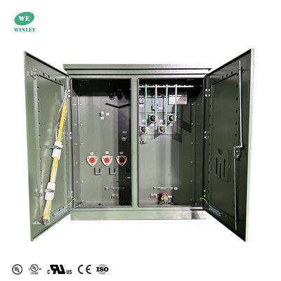 Transformador de distribución sumergido en aceite de tres fases de 1300Kva con certificación UL