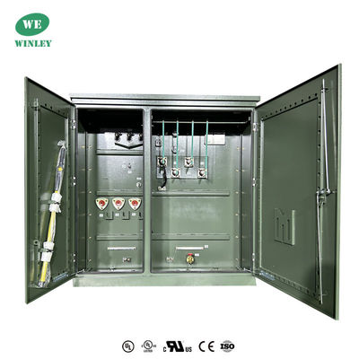 2100Kva Transformador montado en una plataforma de tres fases con aceite sumergido Distribución 13800 a 480V IEEE C57